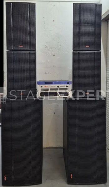 LAX Pro Audio TH912/TH928B PA System with Amps & DSP