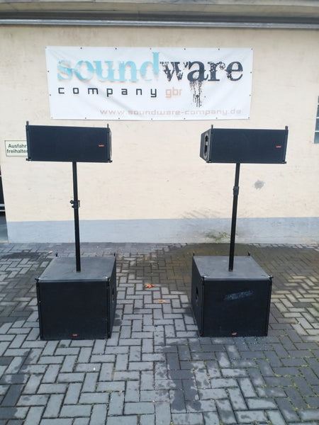 LAX AT208A + AT118BA 2600W Active Line Array PA Bundle