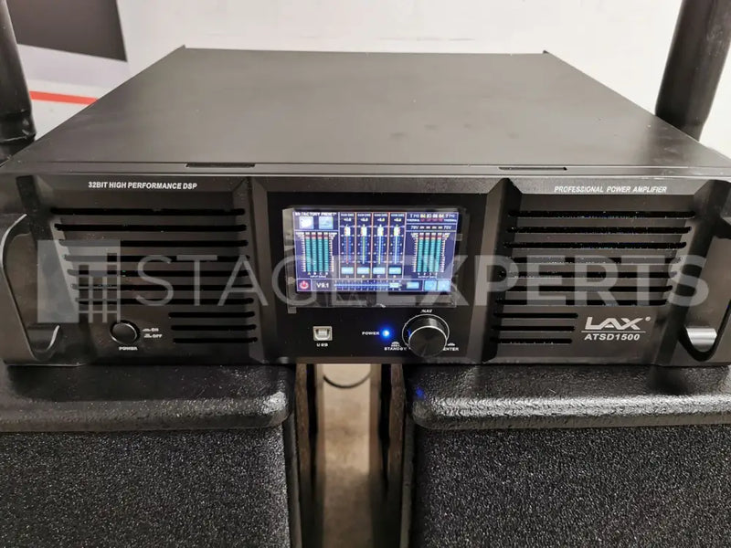 LAX ATSD 4‑Channel Amplifier with DSP & Dante‑Ready