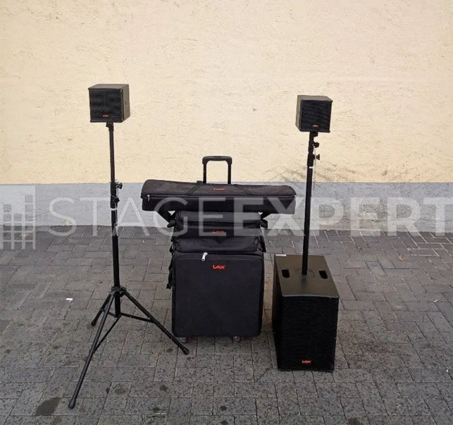 LAX AGiLi-T1 Active PA System 400W with Case & Stands