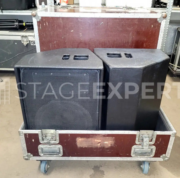 Martin Audio LE400 Monitor Set – 2 Monitors + Double Flightcase
