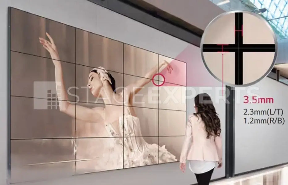 LG 55VL5F-A 3x3 Video Wall + PETA Octopus Mount Bundle
