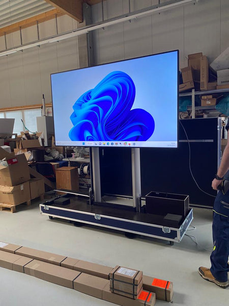 Samsung 98-inch Display with Lift Case & SBB Set-top Box