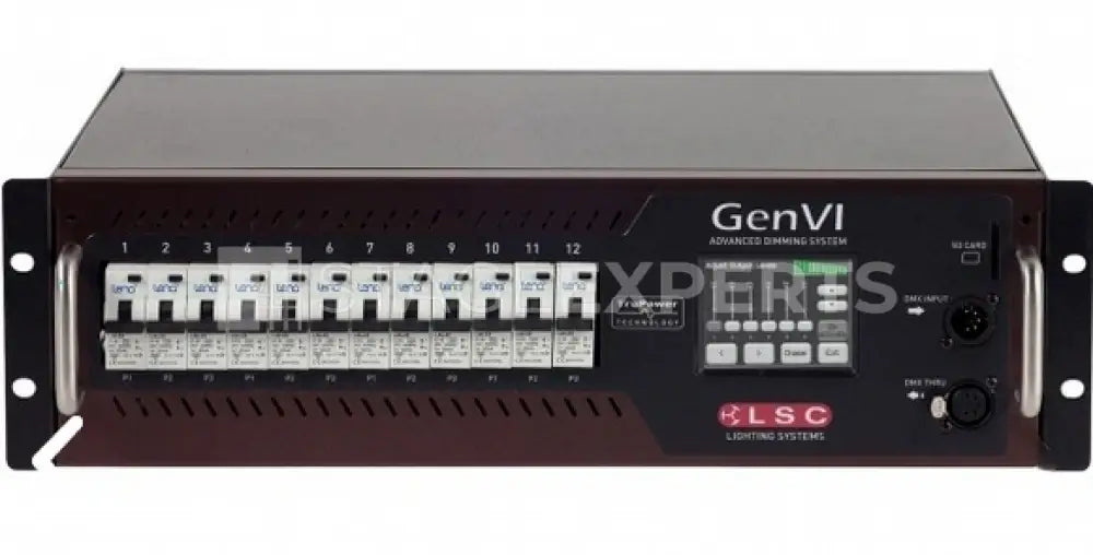 LSC GenVI 12 x 16A Dimmer Rack with TruPower, RDM