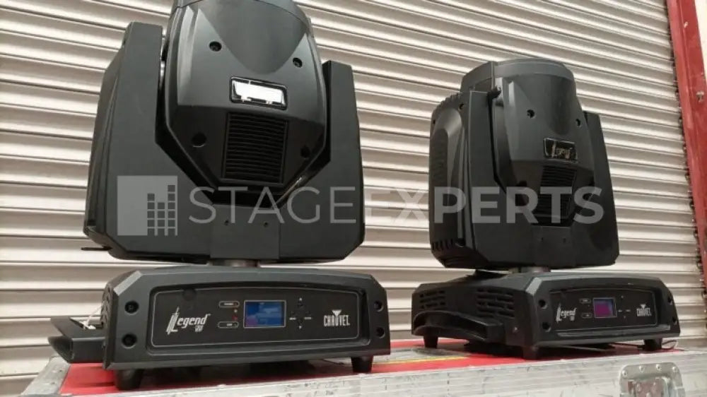 Chauvet Legend 230SR Beam Pair with Dual Flight Case Bundle