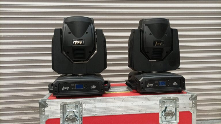 Chauvet Legend 230SR Beam Pair with Dual Flight Case Bundle