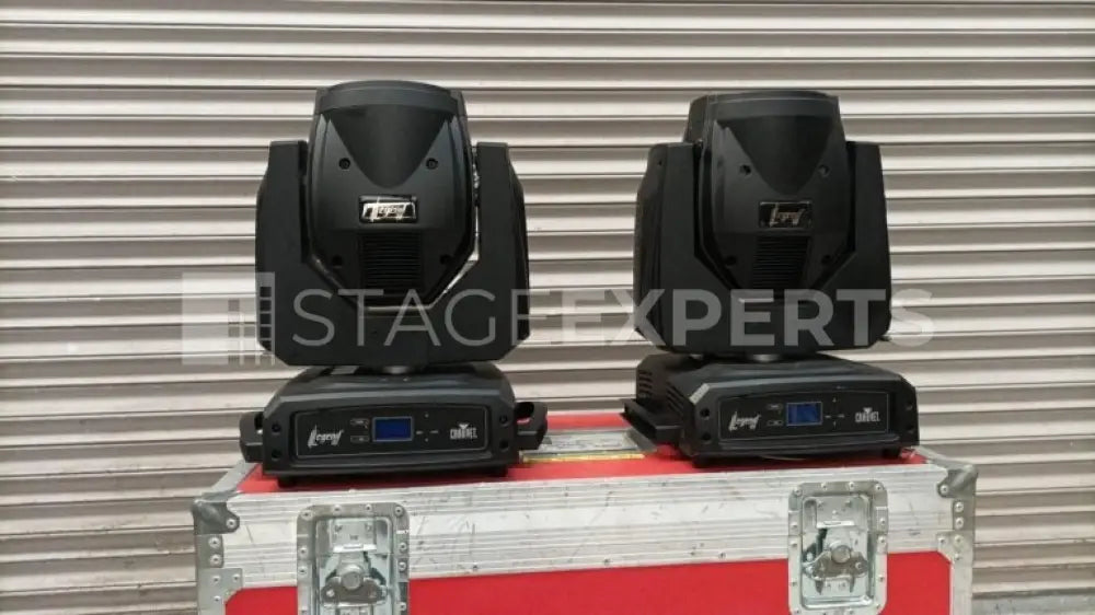 Chauvet Legend 230SR Beam Pair with Dual Flight Case Bundle