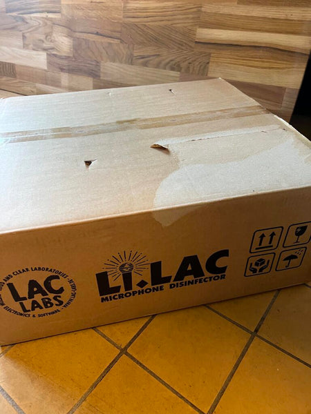 Li.Lac Microphone Disinfector – UV‑C Sanitiser, 3‑Mic Capacity