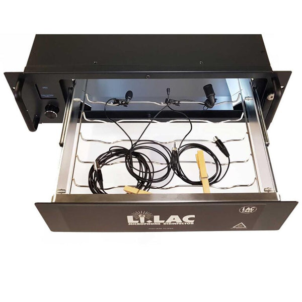 Li.Lac Microphone Disinfector – UV‑C Sanitiser, 3‑Mic Capacity