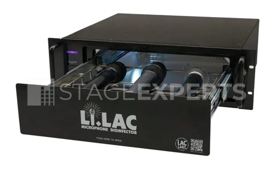 Li.Lac Microphone Disinfector – UV‑C Sanitiser, 3‑Mic Capacity
