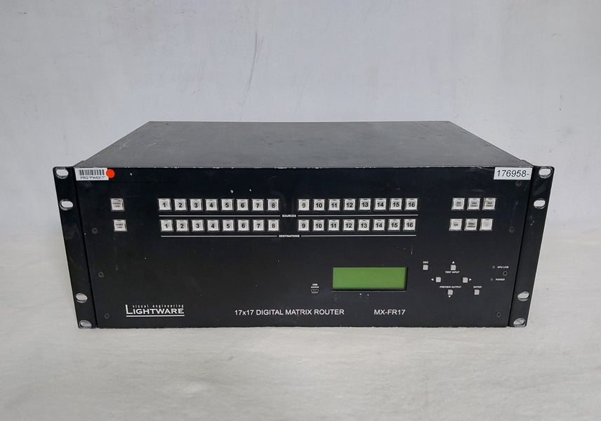 Lightware MX-FR17 17x17 Digital Matrix Router | Stage Experts