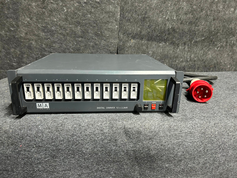 MA Lighting Digital Dimmer 12x2.3kW 12-Channel Rack Unit