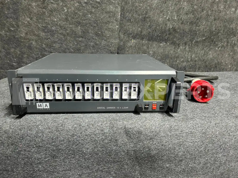 MA Lighting Digital Dimmer 12x2.3kW 12-Channel Rack Unit