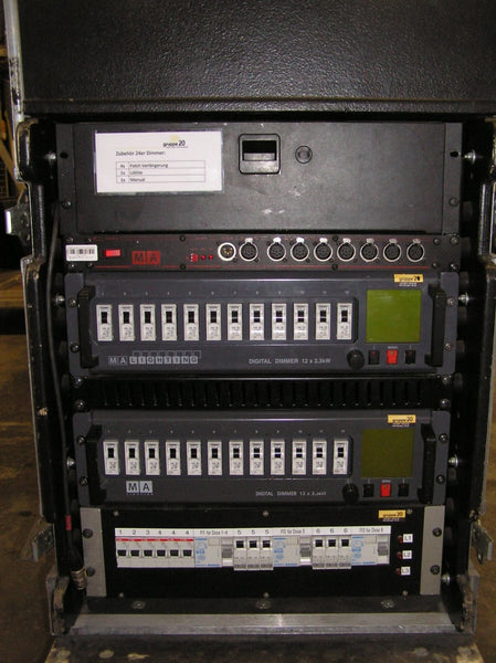 MA Lighting 24-Channel Dimmer Rack, 24 x 2.3 kW, CEE 63A