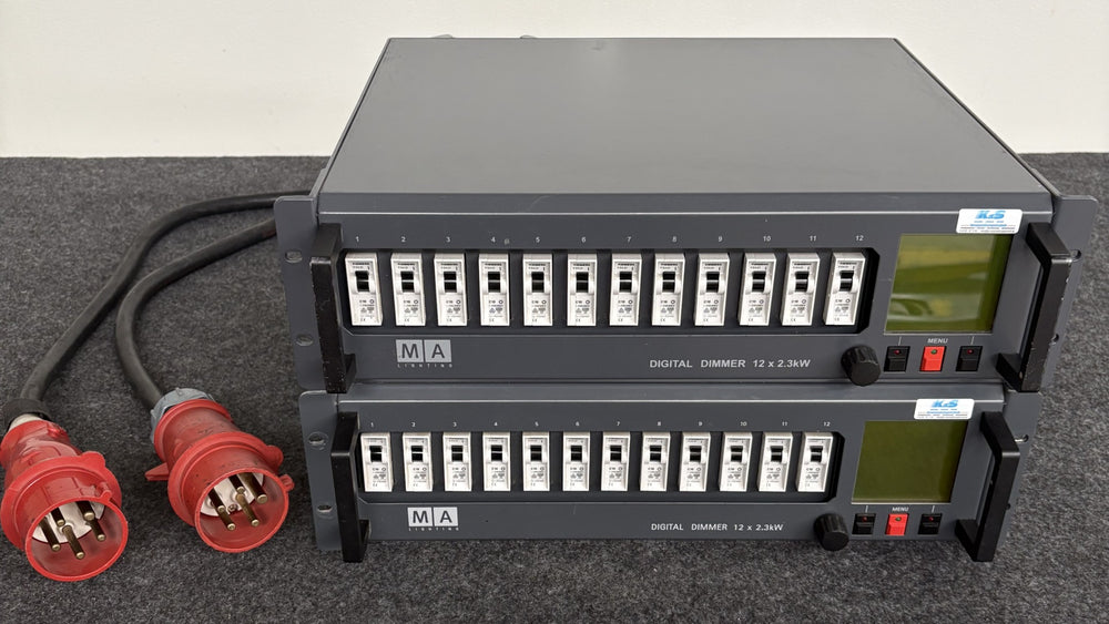 MA Lighting DD 12x2.3kW Digital Dimmer Pack for Stage Use
