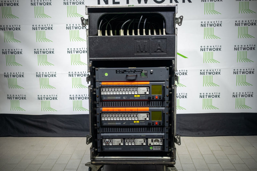 MA Lighting Dimmer Rack 2x12x3.7 kW with Distribution