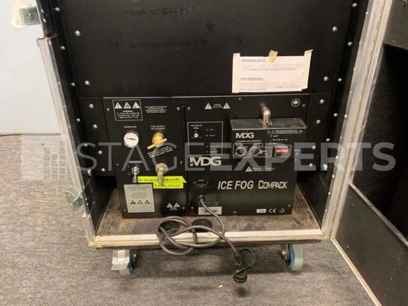 MDG ICE FOG Compact Low-Fog Generator with Case & Hoses