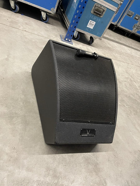 EAW Microwedge 12 Stage Monitors – Pair, Case & Angle Foot
