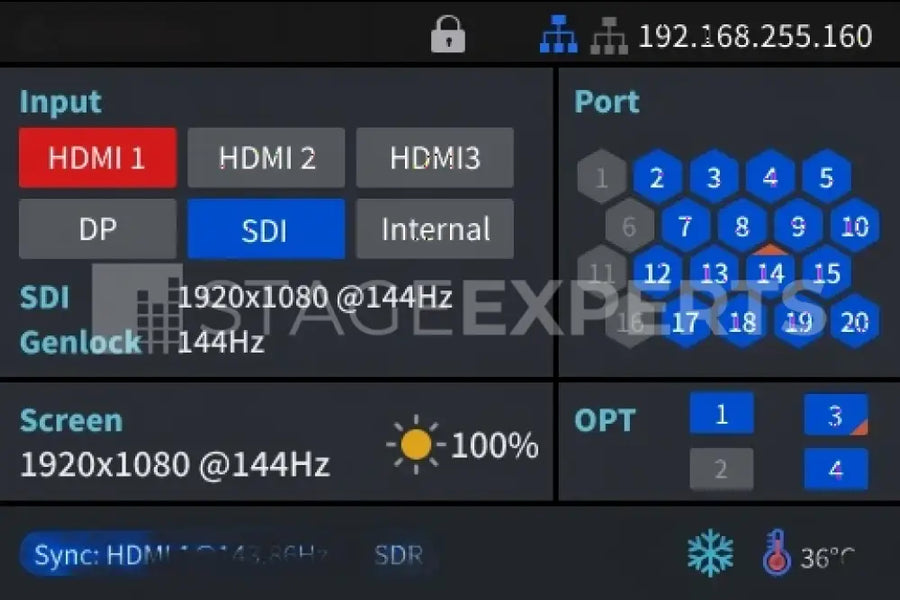 NovaStar MX40 Pro COEX 4K LED Controller & Scaler | 20 ports