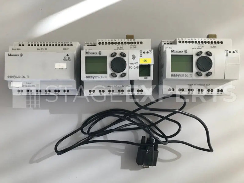 Moeller easy 620-DC-TE + 2x 821-DC-TC Controller Set, PLC Modules