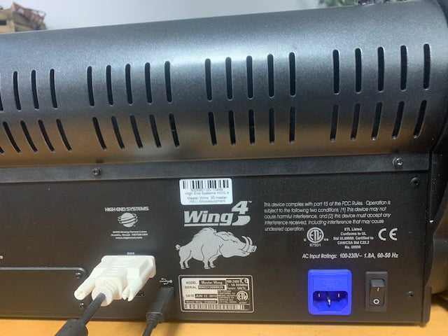 High End Systems Hog 4 Master Wing – Touch Display Control