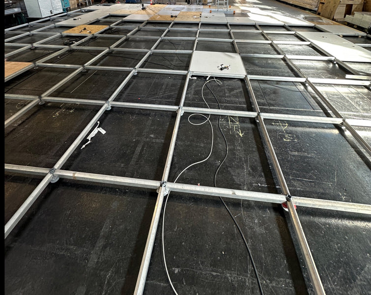 Kleu AluPlano 258 m² aluminium flooring with 22 mm panels