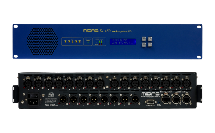 Midas DL153 Digital Stagebox – 16 In / 8 Out AES50