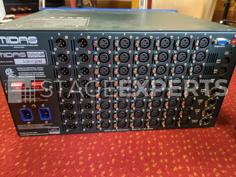 Midas Pro 2C + Midas DL251 Stage Rack