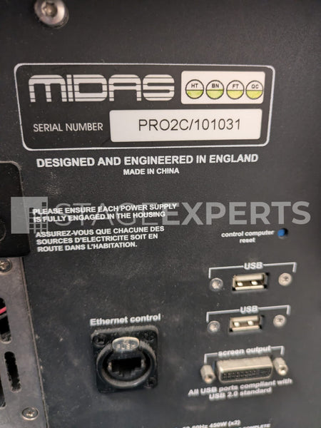 Midas Pro 2C + Midas DL251 Stage Rack