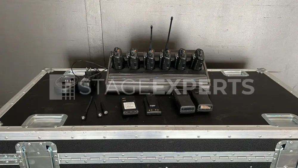 Motorola GP340 Radio Set – 18 Radios, Chargers & Headsets