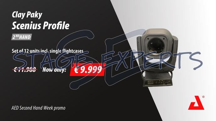 SET 12X CLAY PAKY SCENIUS PROFILE