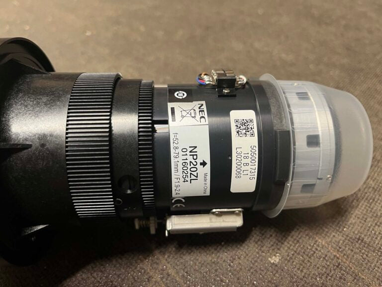NEC NP20ZL Interchangeable Projector Lens – Unused, Boxed