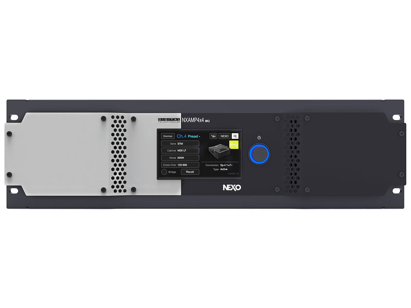 NEXO NXAMP4x4C2 DMU/DPU NUAR-Style Rack Bundle (2x Amps)