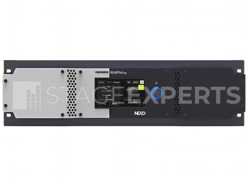 NEXO NXAMP4x4C2 NUAR-Style Rack Bundle, 2x Amps