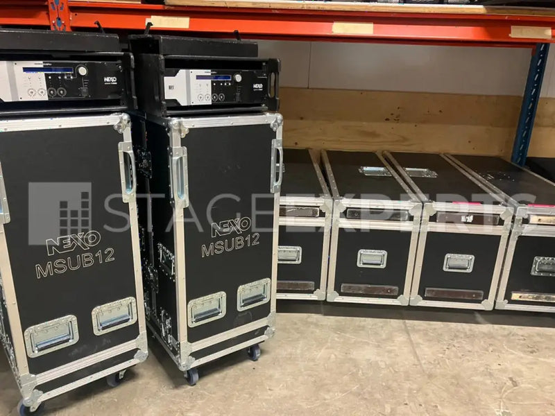 Nexo M6 System Package – Line Array with Amps & Cases