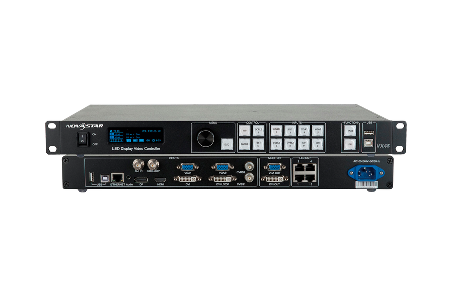 Novastar VX4S LED Controller with Integrated Scaler, 4 RJ45 outs