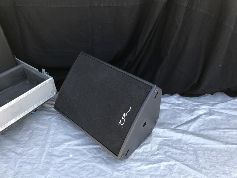 OHM TRS 115 MK III Floor Monitor Pair with Flight Case