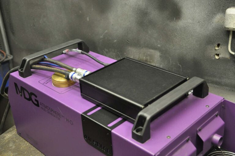 On Stage CO2 DMX Pressure Regulator for MDG Haze