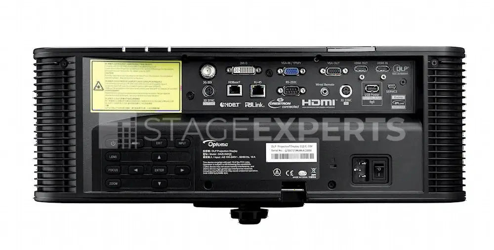 Optoma ZU1050 WUXGA Laser Projector – 10,000 lm DLP, 24/7
