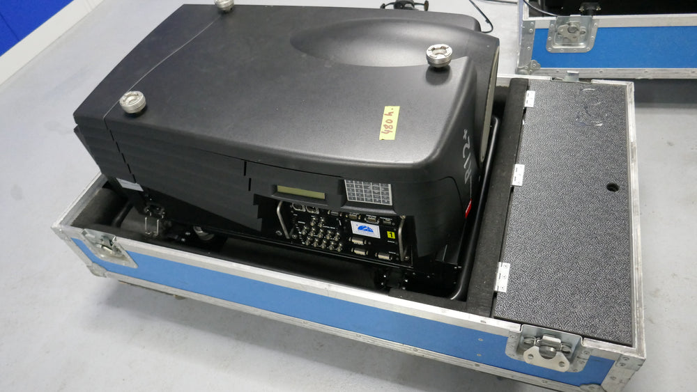 Barco SLM R12+ Event Projectors (2x) with Lens & Case
