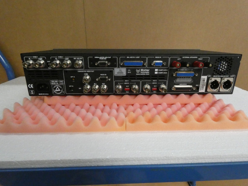 Wohler VAMP2-MDA rackmount A/V monitor, 4-inch LCD, SDI/AES