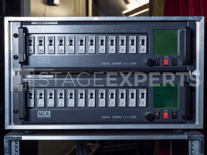 MA Lighting Digital Dimmer 12×2.3 kW – Set of 4 in Cases