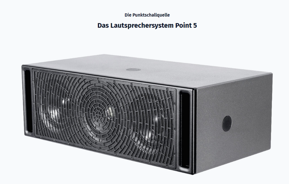 Soundworks Elektroakustik Point5 + SubPoint active system