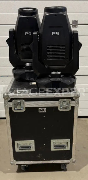 JB-Lighting P9 HP BeamSpot Pair with ML-Case Flight Case – Used