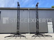 PA Tower, Black with HD Trusses – 5m, 300kg Complete Set