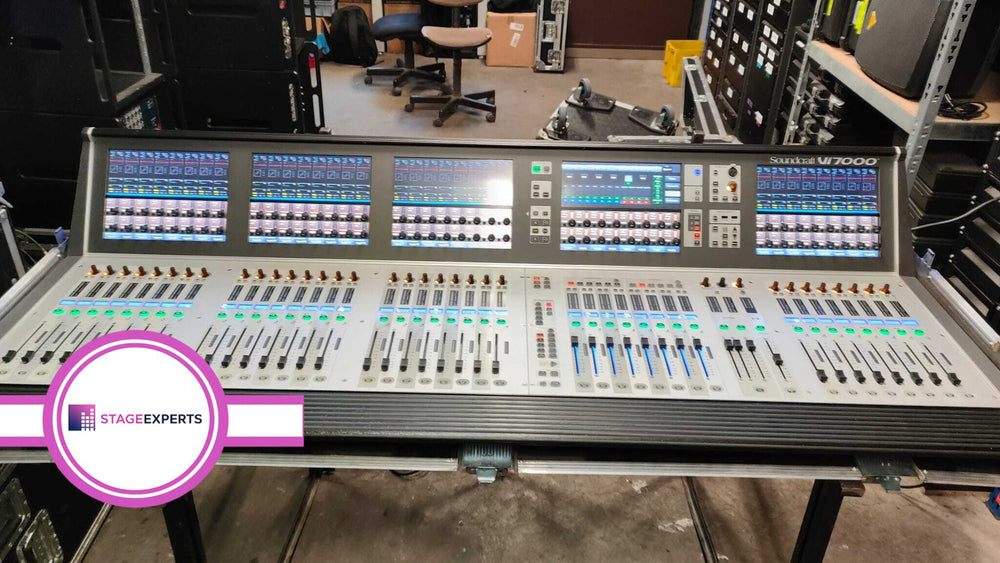 Soundcraft Vi7000 Set: Console with Local & Stage Racks (Optical)