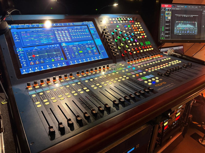 Midas HD96 + DL251 Set with Flightcase, Cover & Desklights