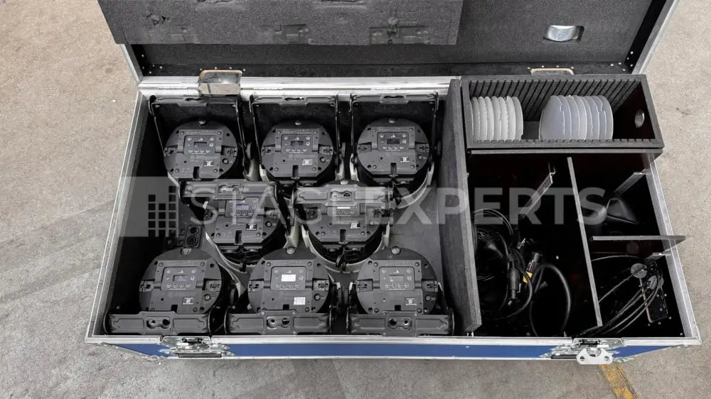 Astera AX9 PowerPAR Set of 8 with Case, Charger & Filters