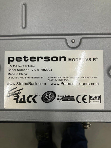 Peterson StroboTuner 19-inch Rack Tuner for Stage & Studio