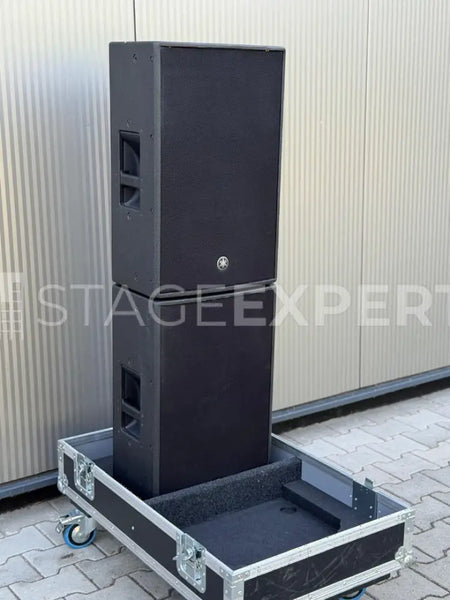 Yamaha DZR12-D Pair with Dual Flight Case – Point Source